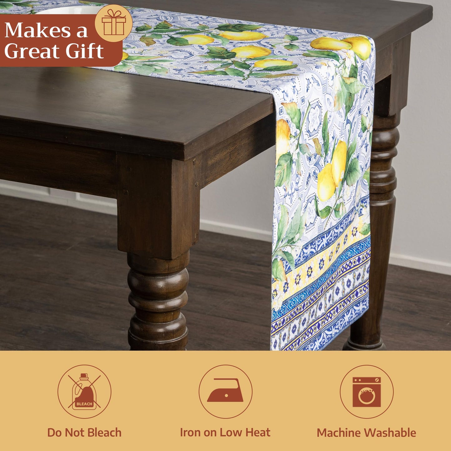 Maison d' Hermine Table Runner 100% Cotton Double Layer Table Runners