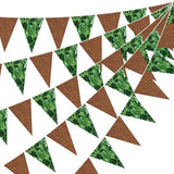 5 Pieces 49 Feet Dinosaur Pennant Banner Jurassic Party Decoration