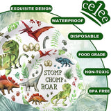 40 Guests Dinosaur Party Decorations Set Dino Birthday Plates and