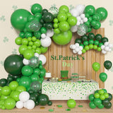 Amandir 153pcs Green Balloons Arch Garland Kit, Different Sizes 18 12