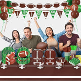 Football Party Decorations Includes Plates Napkins Cups Banner