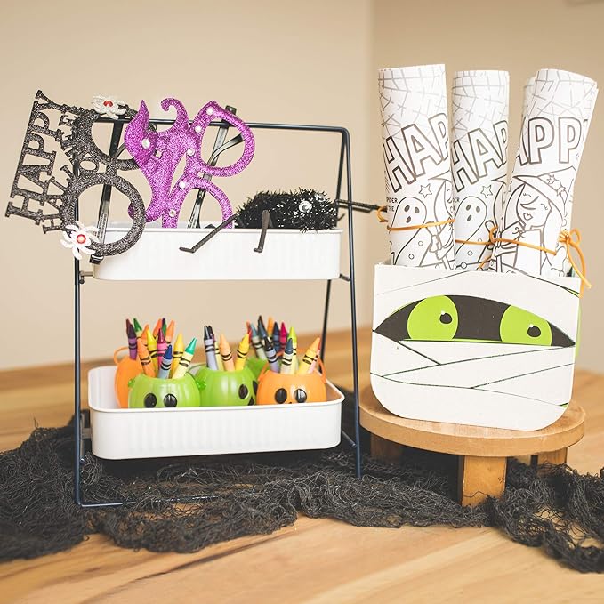 Tiny Expressions Halloween Placemats (Pack of 12 Pumpkin Placemats) |