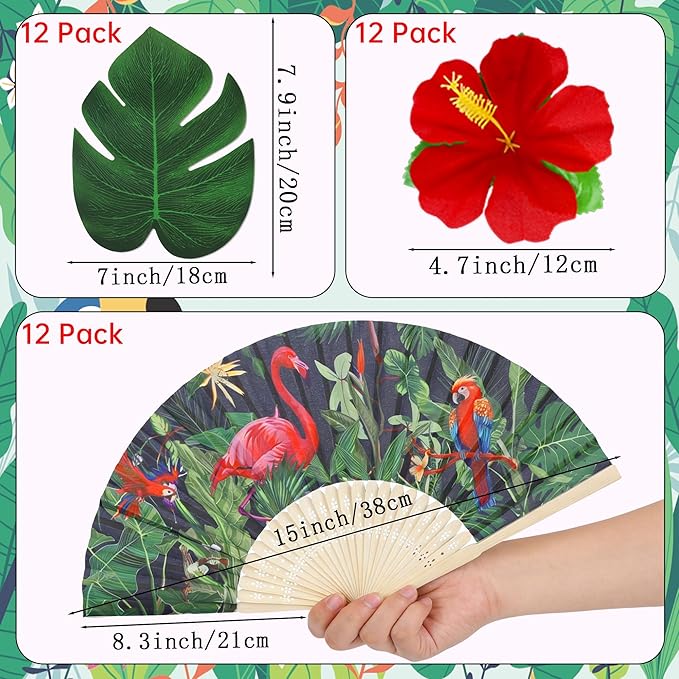 Aneco 6 Set 32 Pcs Cuban Theme Party Supplies Fun Tropical Havana