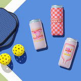 Funny Pickleball Gifts for Women I Pickleball Themed Slim Can Coolers