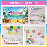 Luau Hawaiian Retirement Party Decorations 23Pcs Beach Retirement