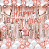 Rose Gold Birthday Party Decorations Kit 50 Piece Set Happy Birthday