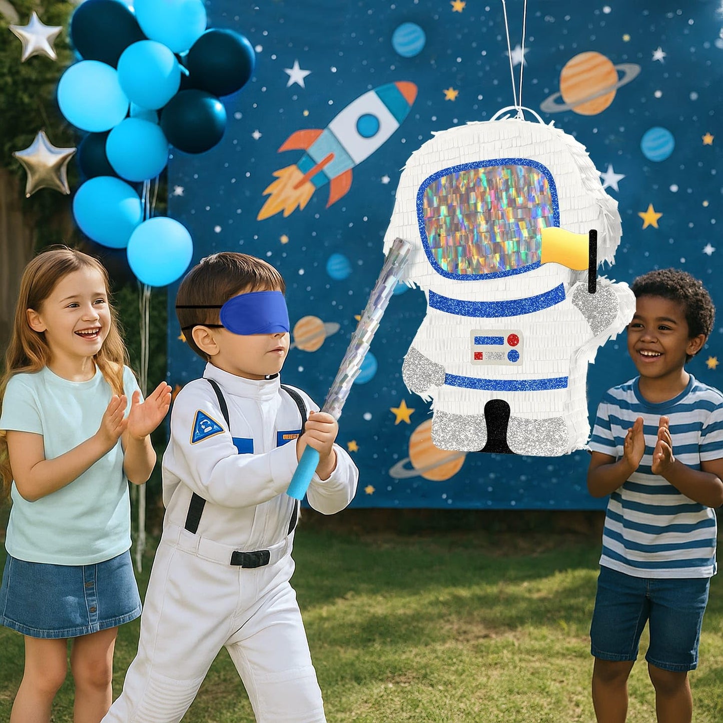 WERNNSAI Astronaut Piñata - Space Party Decorations Space Piñata