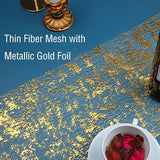 Snowkingdom Glitter Gold Table Runner Roll 11 Inch x 20 Feet Thin