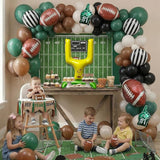140PCS Football Party Balloon Arch Kit Game Day Decorations with