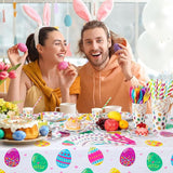 452 Pcs Easter Party Supplies for 50 Colorful Easter Egg Paper