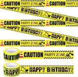 2 Pack Construction Birthday Party Banner Tape 2.36 Inches x 328