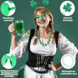 36 Pieces St Patricks Day Favors Set Including 12 Shamrock Glasses