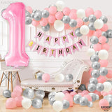 KatchOn, Light Pink 1 Balloon Number - 40 Inch | Number 1 Balloons