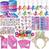 146Pcs Unicorn Party Favors Birthday Supplies Girls Headband Bag