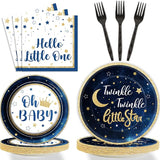 96 Pcs Twinkle Twinkle Little Star Party Gender Reveal Supplies for
