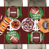 Football Party Supplies Kit Serve 25 178Pcs Football Theme Party