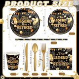 218 Pcs Retirement Party Decorations for Men Women the Legend Has