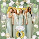 Bachelorette Party Decorations Supplies Sage Green Bridal Shower