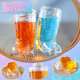 Vesici 20 Pcs Mini Cowgirl Hats Western Tiny Clear Boots Cowboy Shot