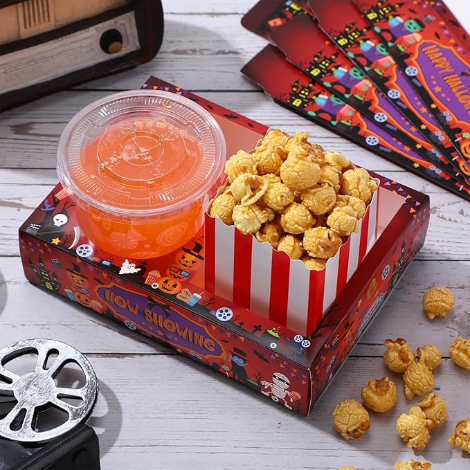 36 Pcs Movie Night Snack Trays Theater Snack