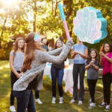 Mermaid Tail Piñata Ocean Supplies Pull String Seashell Fish