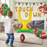 Football Party Supplies Kit Touchdown Letter Balloon Goal Post &