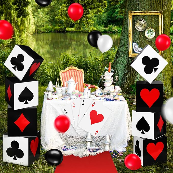 52 Pcs Casino Themed Decorations Set Las Vegas Game Night Entryway