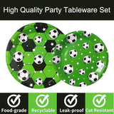 Soccer Party Supplies for 24 Guests Soccer Party Plates and Napkins