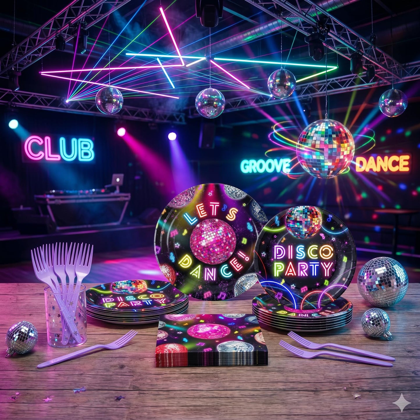 Disco Birthday Party Decorations – Retro Party Fovrs, Disco Birthday
