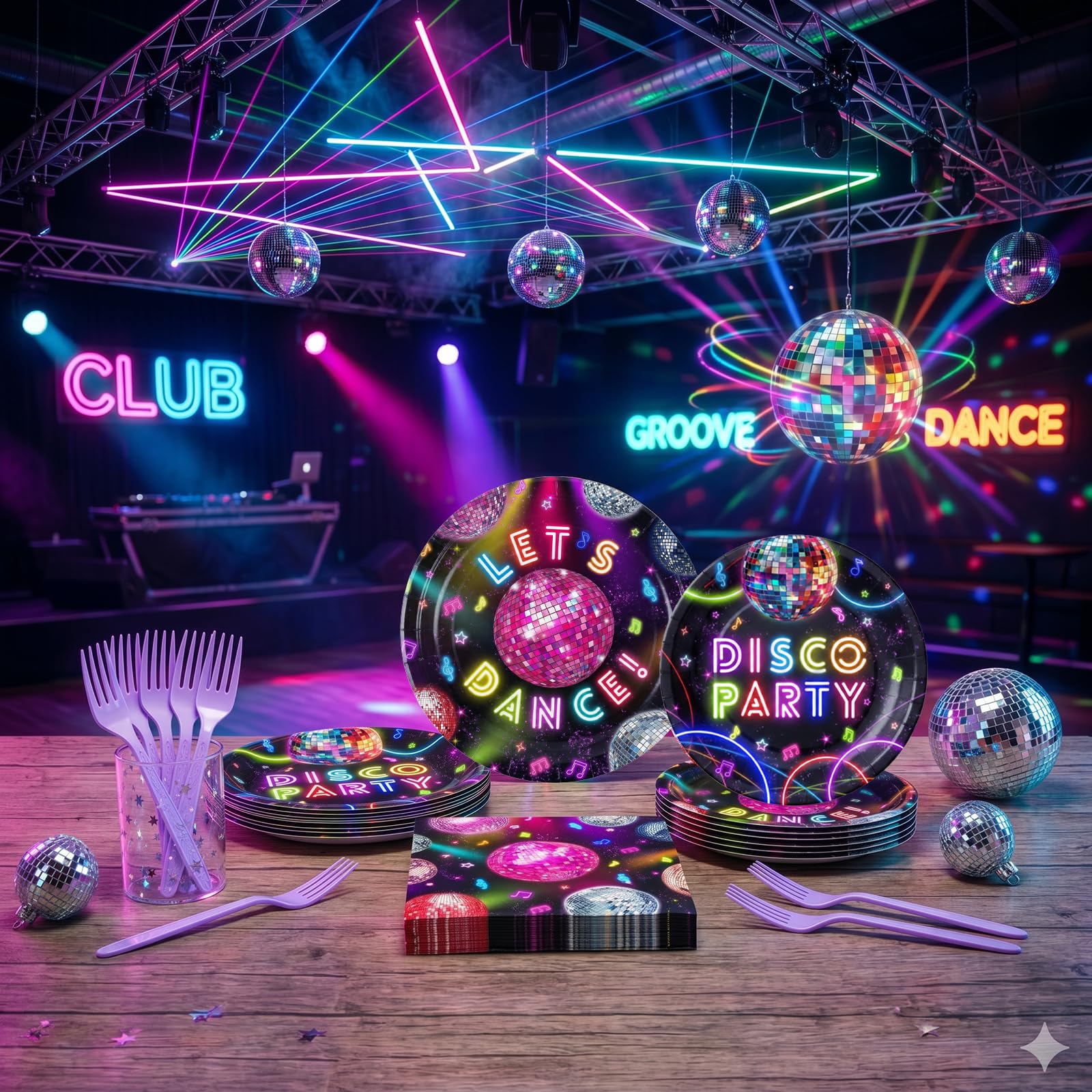 Disco Birthday Party Decorations – Retro Party Fovrs, Disco Birthday