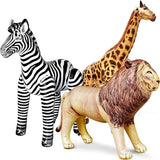 Jet Creations 3 pack Giraffe Zebra Lion safari Great for pool party