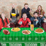 QZYL Football Party Decorations - 2PCS Touchdown Tablecloths,