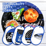 96Pcs Police Retirement Party decorations Congrats Officer Plates