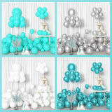 Amandir 153 Pcs Teal Balloons Arch Garland Kit, Different Sizes 18 12