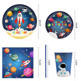 Recheel Space Birthday Party Supplies Decorations, Outer Space Theme