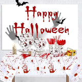 Halloween Party Supplies Dinnerware Decorations Bloody Zombie