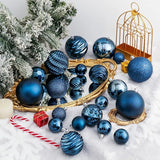 XmasExp 24ct Christmas Ball Ornaments Shatterproof Christmas #5