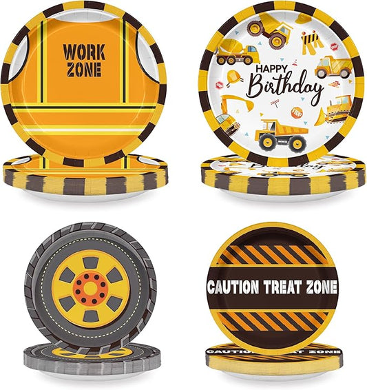 60PCS Construction Birthday Decorations for Boys kids Construction