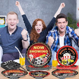 Movie Night Party Plates Movie Themed Paper Tableware Now Showing