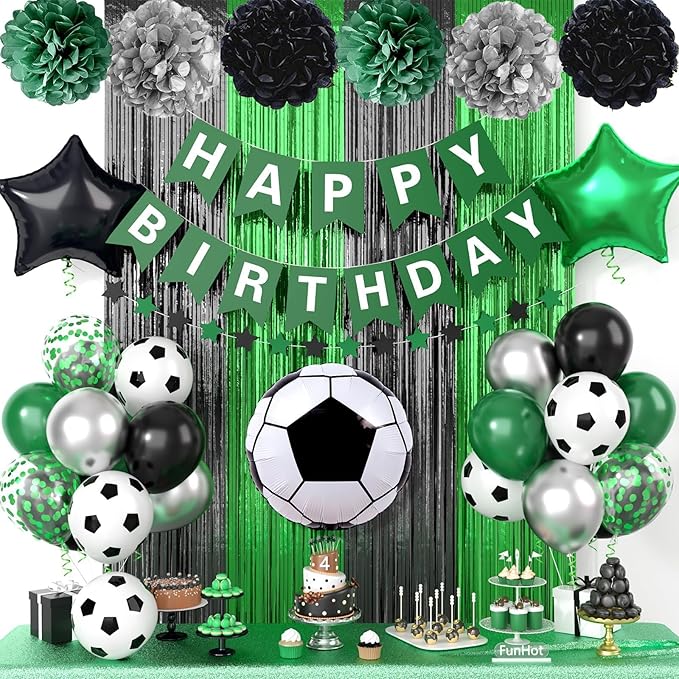 Soccer Party Decorations Soccer Sports Theme Birthday Decorations
