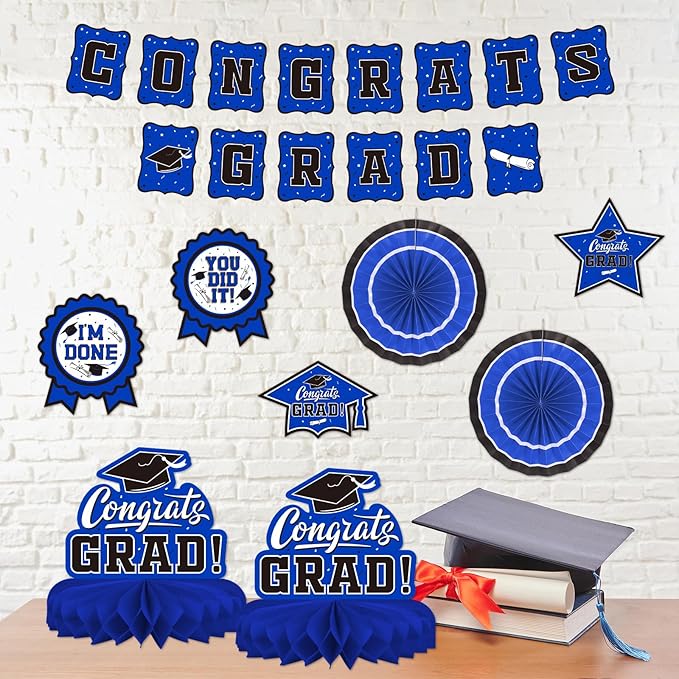 Graduation Decorations 2026 Set Congrats Grad Banner Class of 2026