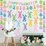 30 Pcs Happy Easter Decorations Set Easter Party Decoration Egg