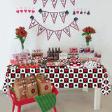 81Pcs Casino Party Decorations Poker Party Tableware Set Includes