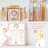 Boho Rainbow 1st Birthday Decorations Bohemian First Decorations