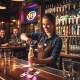 Honoson 8 Pieces Retractable Flat Bottle Opener Bartender Beer Opener