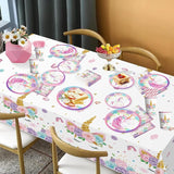 cocomigo 246PCS Unicorn Birthday Decorations Set All in One Party