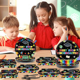 96Pcs Preschool Graduation Plates and Napkins Next Stop Kindergarten