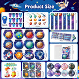 216Pcs Outer Space Themed Party Favors Space Alien Sticker