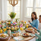 Easter Bunny Party Plates Happy Easters Rabbits Party Tableware