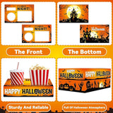 50Pcs Halloween Movie Night Supplies Snack Trays Movie Theater Snack